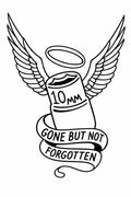 10mm Gone But Not forgotten Sticker