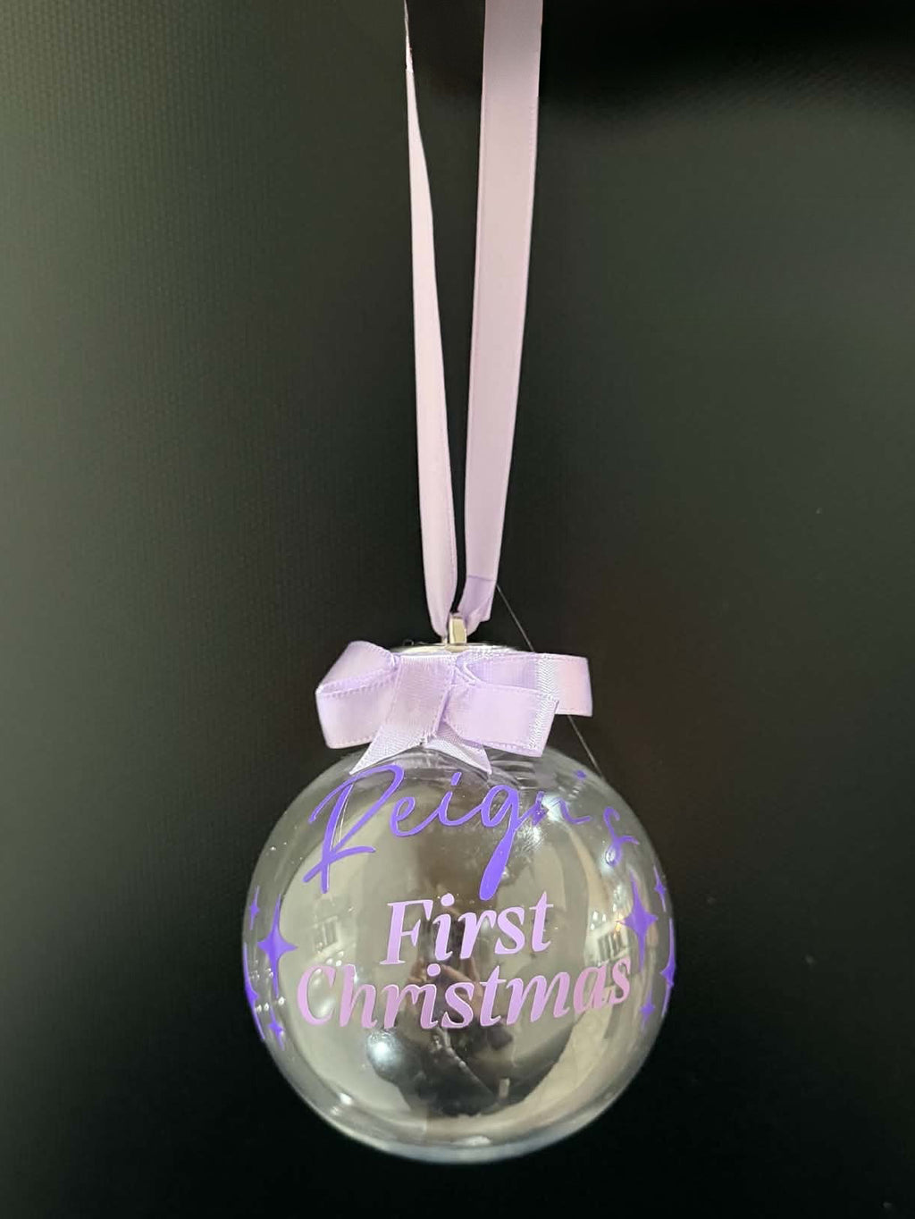Custom Fillable Christmas Ornaments