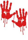 Bloody Hand Prints – 4 Pack