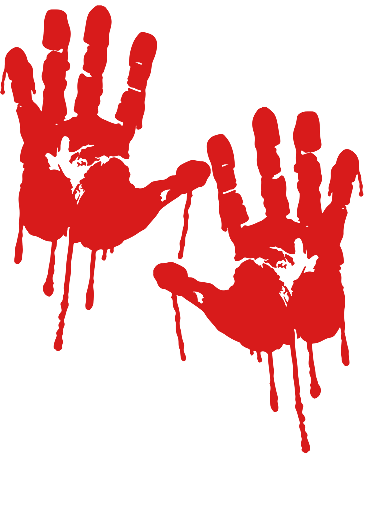 Bloody Hand Prints – 4 Pack