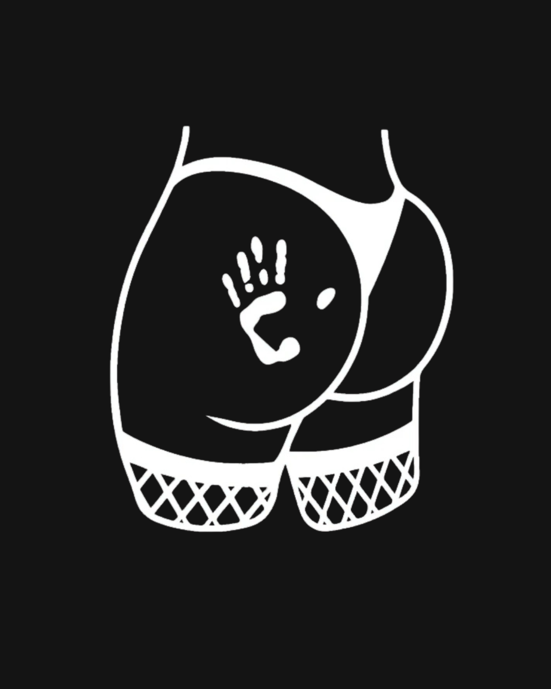 Spanked Ass Sticker