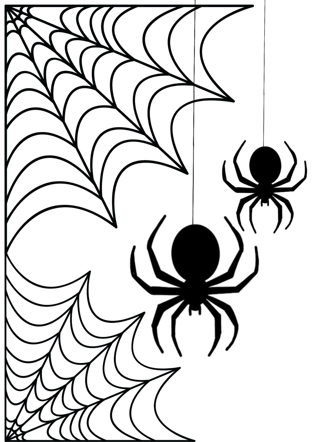 Halloween Spiders & Webs – 4 Pack