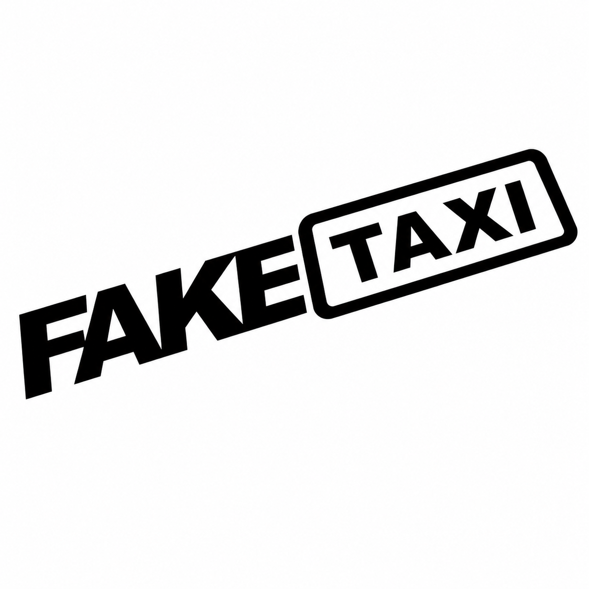 Fake Taxi Sticker