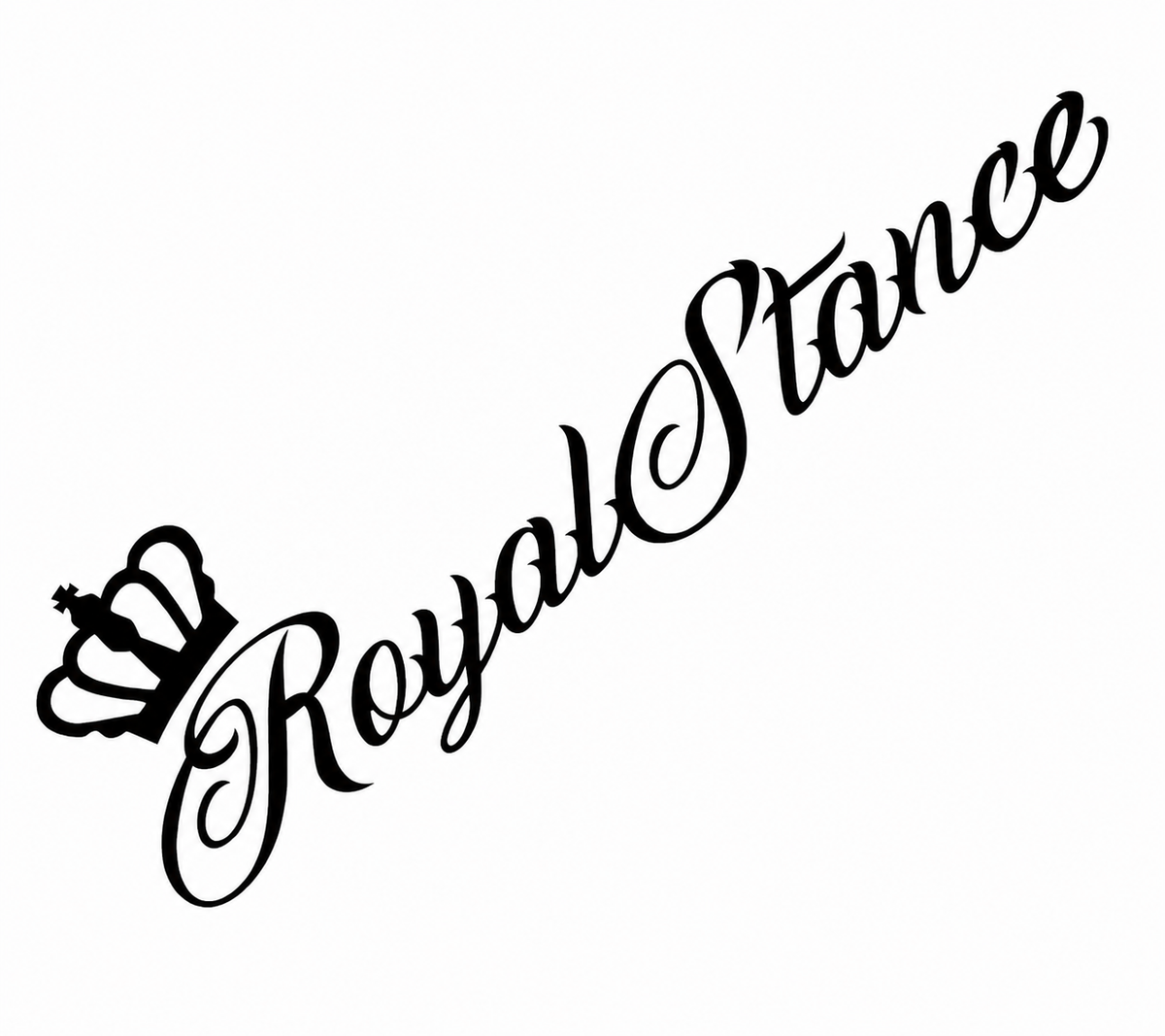 Royal Stance Sticker