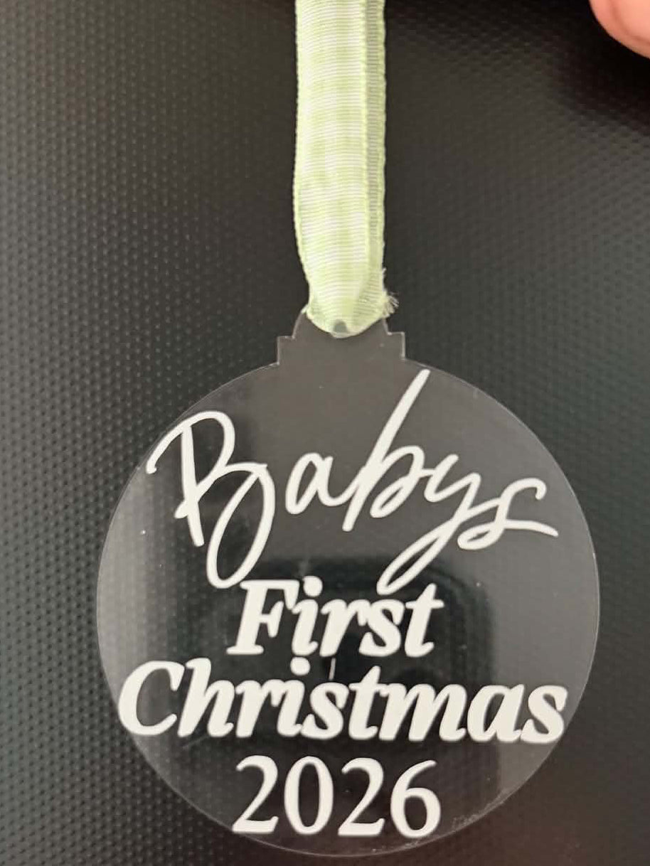 Custom Flat Christmas Ornaments