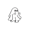 Ghosty Sticker